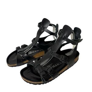 Birkenstock TATAMI Gladiator Sandal Narrow Width black Leather Womens US 8 EU 39